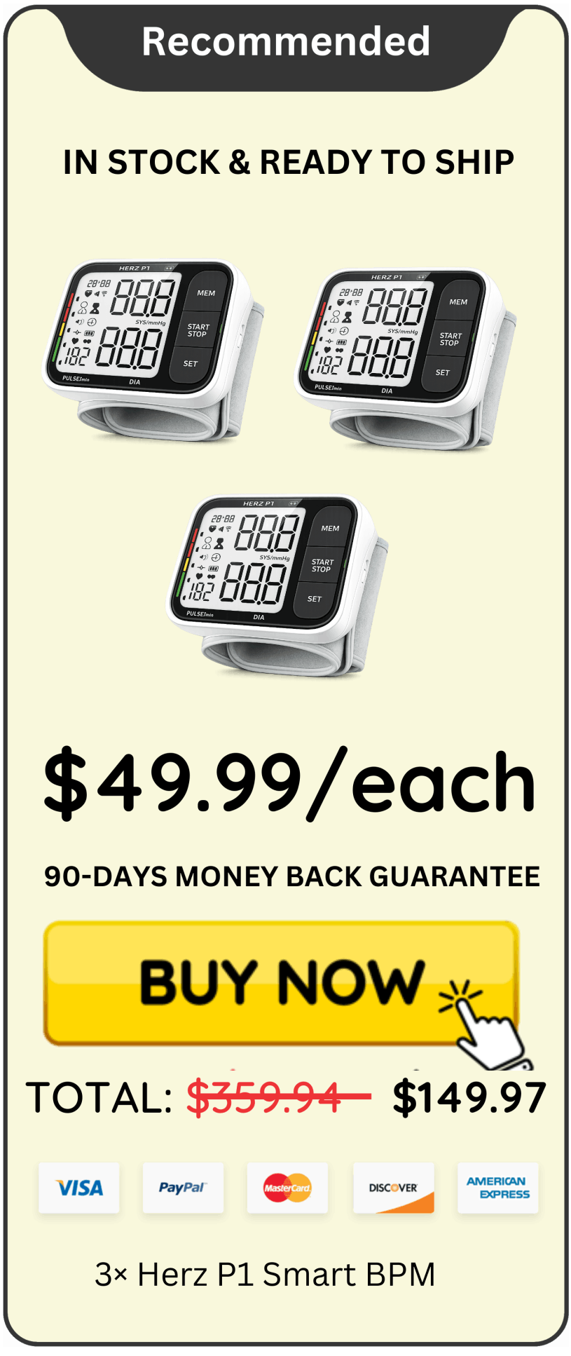 Herz P1 Smart BPM offer price 